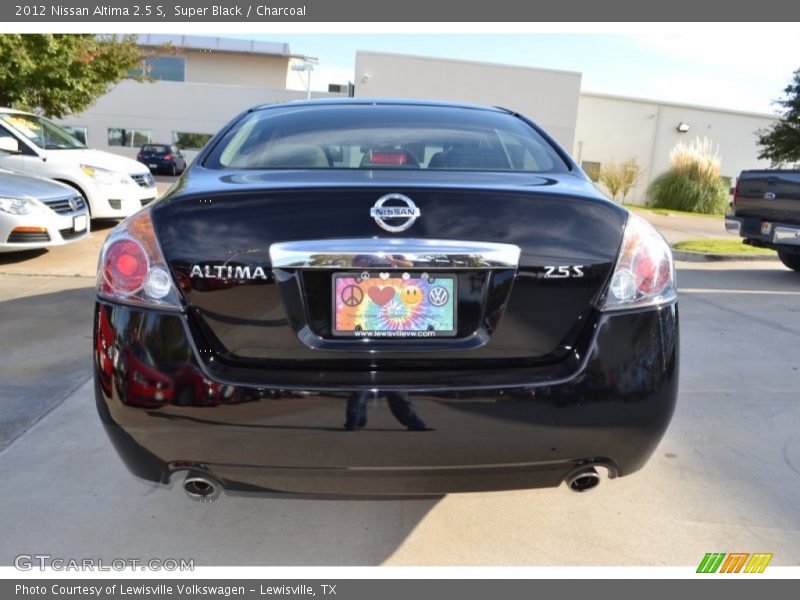Super Black / Charcoal 2012 Nissan Altima 2.5 S