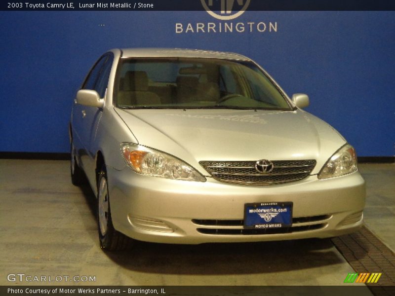 Lunar Mist Metallic / Stone 2003 Toyota Camry LE