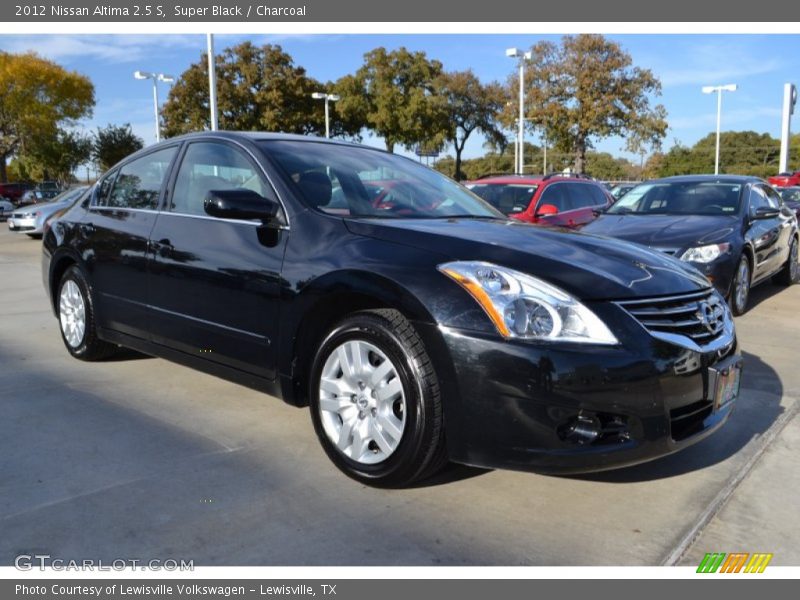 Super Black / Charcoal 2012 Nissan Altima 2.5 S