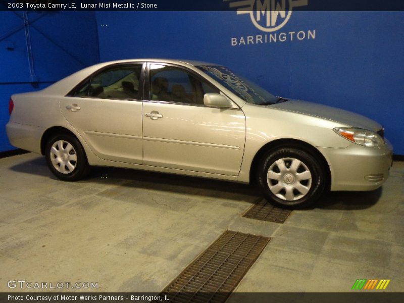 Lunar Mist Metallic / Stone 2003 Toyota Camry LE