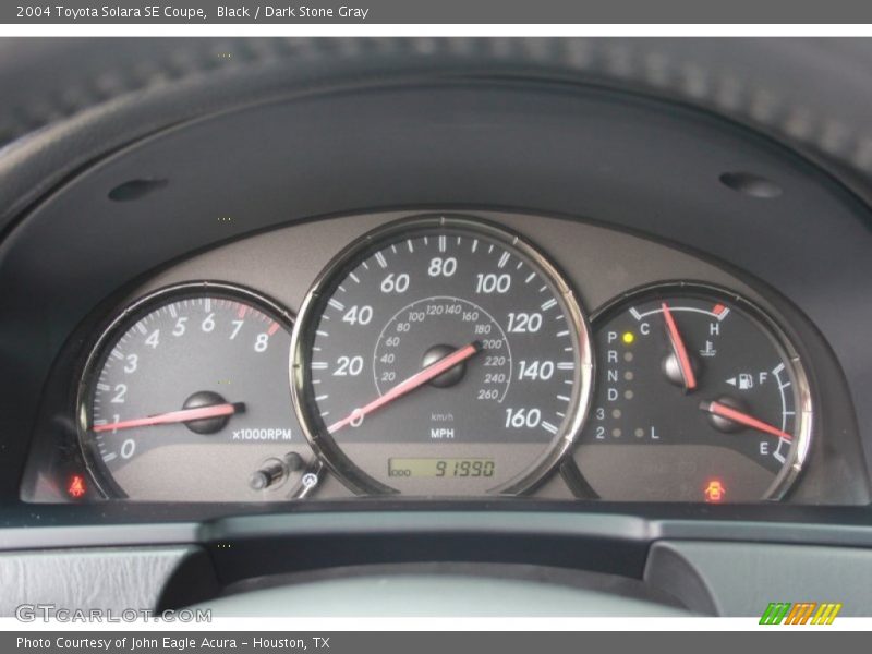 Black / Dark Stone Gray 2004 Toyota Solara SE Coupe