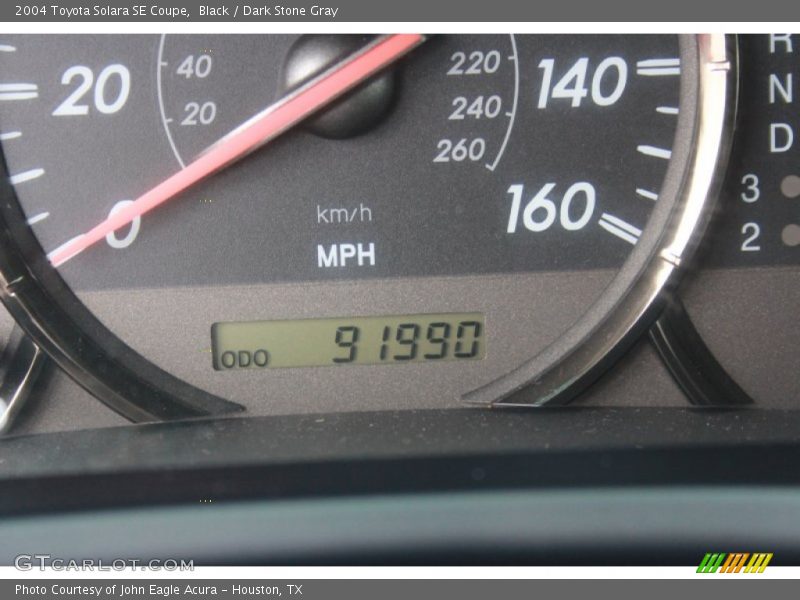 Black / Dark Stone Gray 2004 Toyota Solara SE Coupe