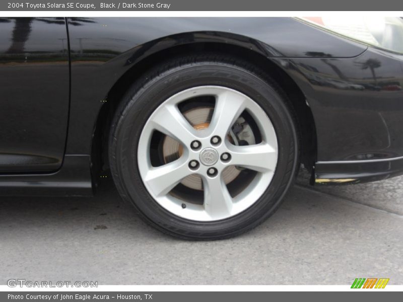 Black / Dark Stone Gray 2004 Toyota Solara SE Coupe