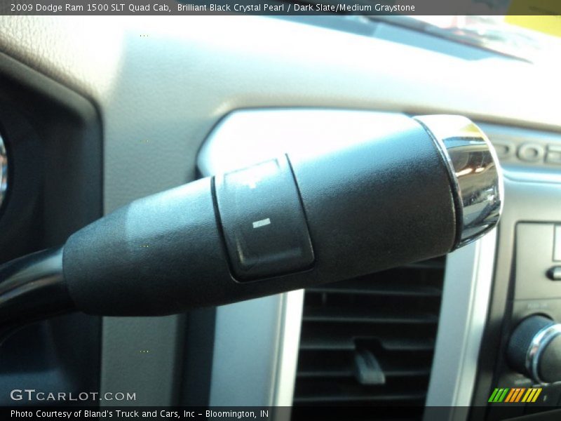 Brilliant Black Crystal Pearl / Dark Slate/Medium Graystone 2009 Dodge Ram 1500 SLT Quad Cab