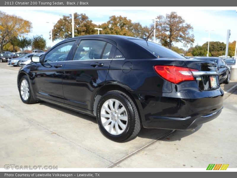 Black / Black 2013 Chrysler 200 Touring Sedan