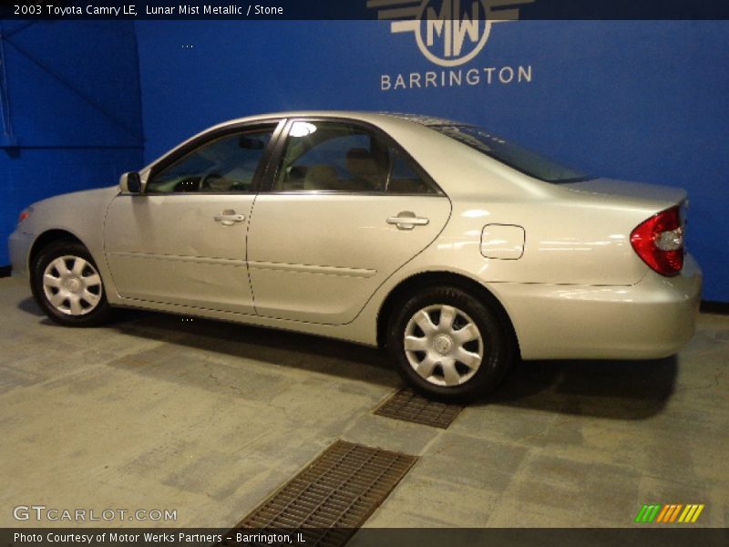 Lunar Mist Metallic / Stone 2003 Toyota Camry LE