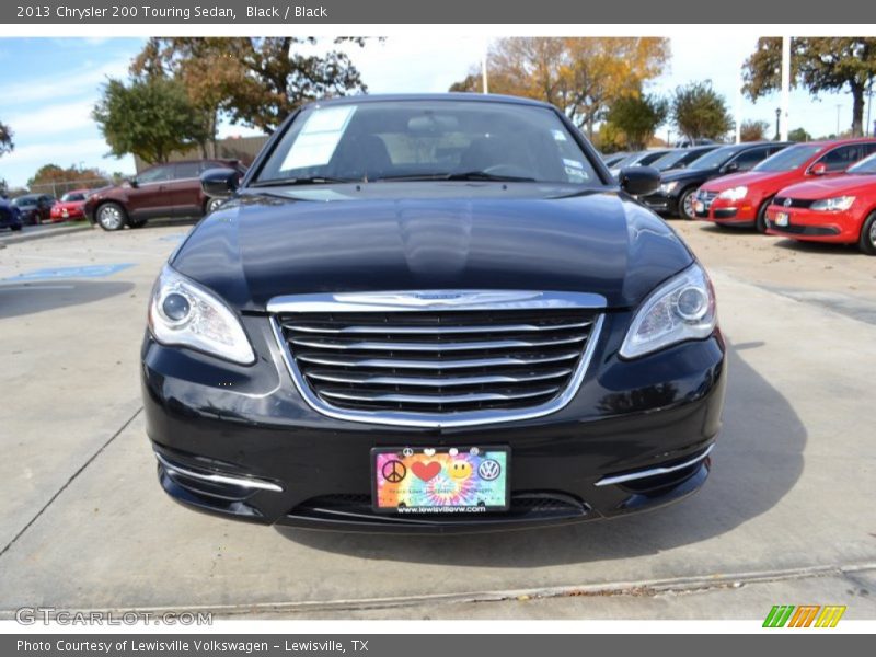 Black / Black 2013 Chrysler 200 Touring Sedan