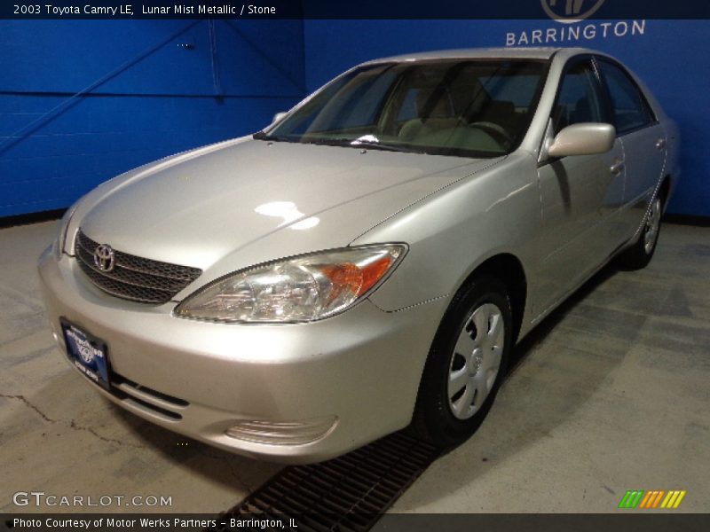 Lunar Mist Metallic / Stone 2003 Toyota Camry LE