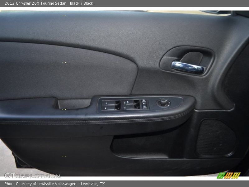 Black / Black 2013 Chrysler 200 Touring Sedan