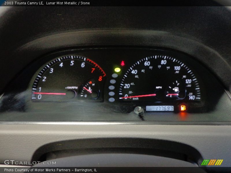 Lunar Mist Metallic / Stone 2003 Toyota Camry LE