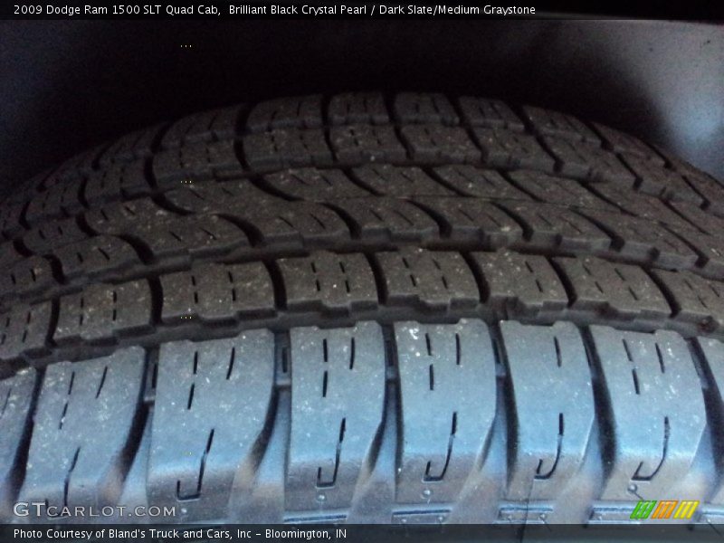 Brilliant Black Crystal Pearl / Dark Slate/Medium Graystone 2009 Dodge Ram 1500 SLT Quad Cab
