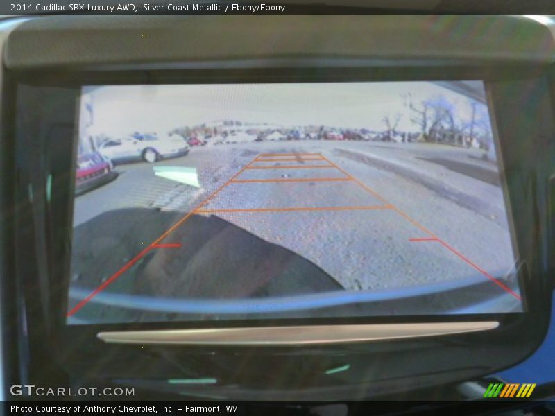 Silver Coast Metallic / Ebony/Ebony 2014 Cadillac SRX Luxury AWD