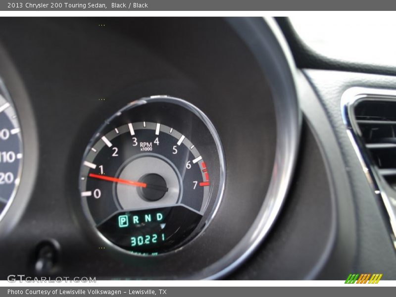 Black / Black 2013 Chrysler 200 Touring Sedan