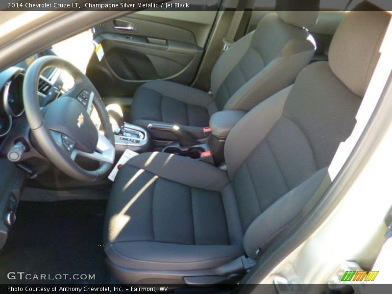 Champagne Silver Metallic / Jet Black 2014 Chevrolet Cruze LT