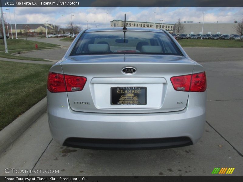 Titanium Silver / Stone 2011 Kia Forte EX