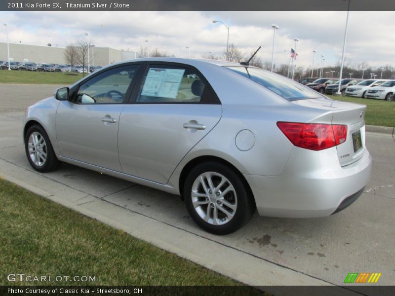 Titanium Silver / Stone 2011 Kia Forte EX
