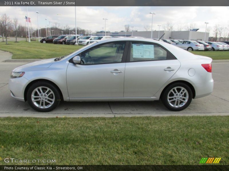 Titanium Silver / Stone 2011 Kia Forte EX