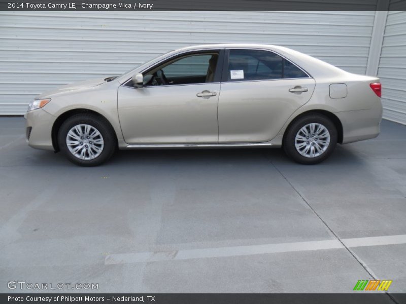 Champagne Mica / Ivory 2014 Toyota Camry LE