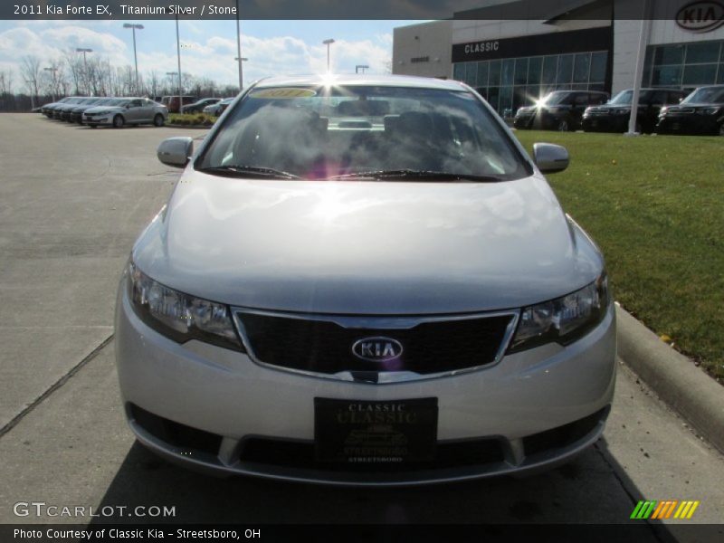 Titanium Silver / Stone 2011 Kia Forte EX