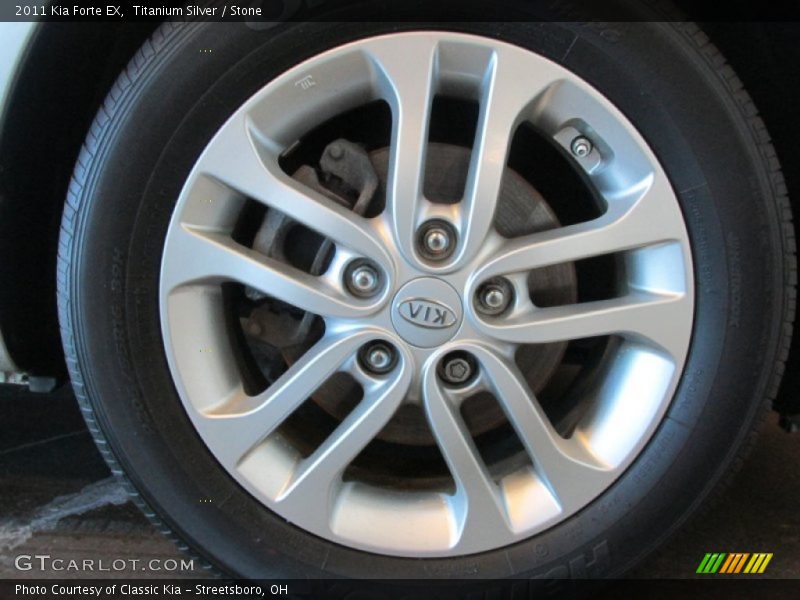 Titanium Silver / Stone 2011 Kia Forte EX