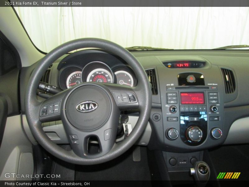 Titanium Silver / Stone 2011 Kia Forte EX