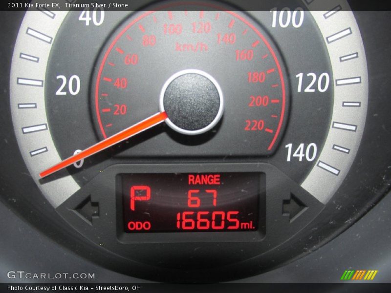 Titanium Silver / Stone 2011 Kia Forte EX