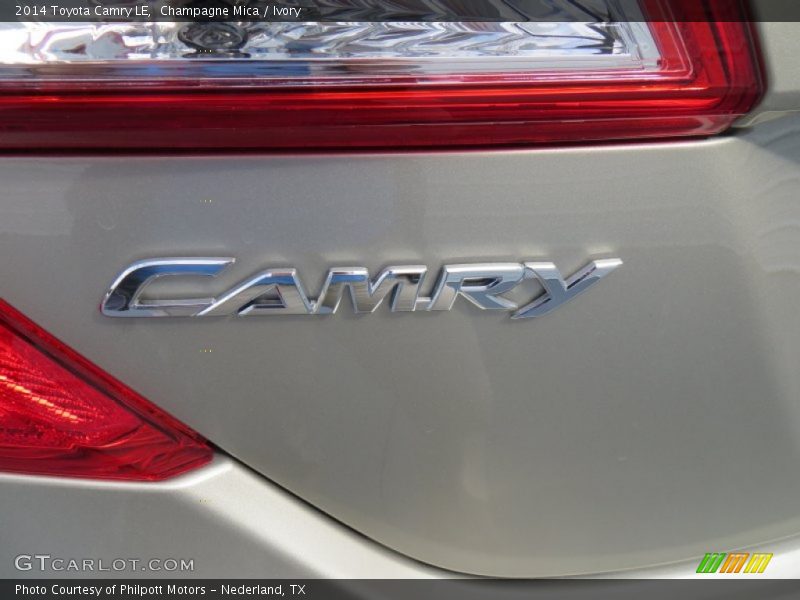 Champagne Mica / Ivory 2014 Toyota Camry LE