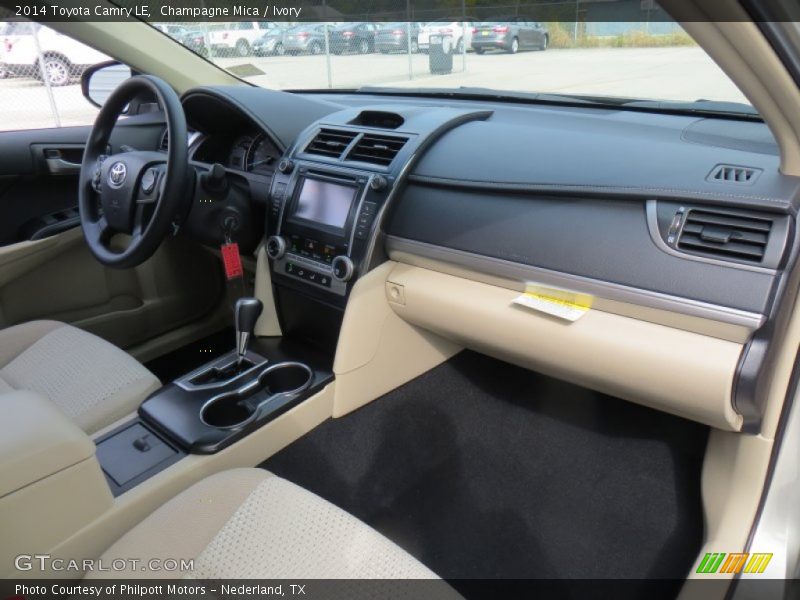 Champagne Mica / Ivory 2014 Toyota Camry LE