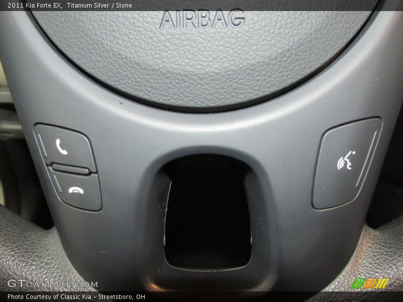 Titanium Silver / Stone 2011 Kia Forte EX