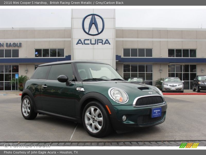 British Racing Green Metallic / Grey/Carbon Black 2010 Mini Cooper S Hardtop