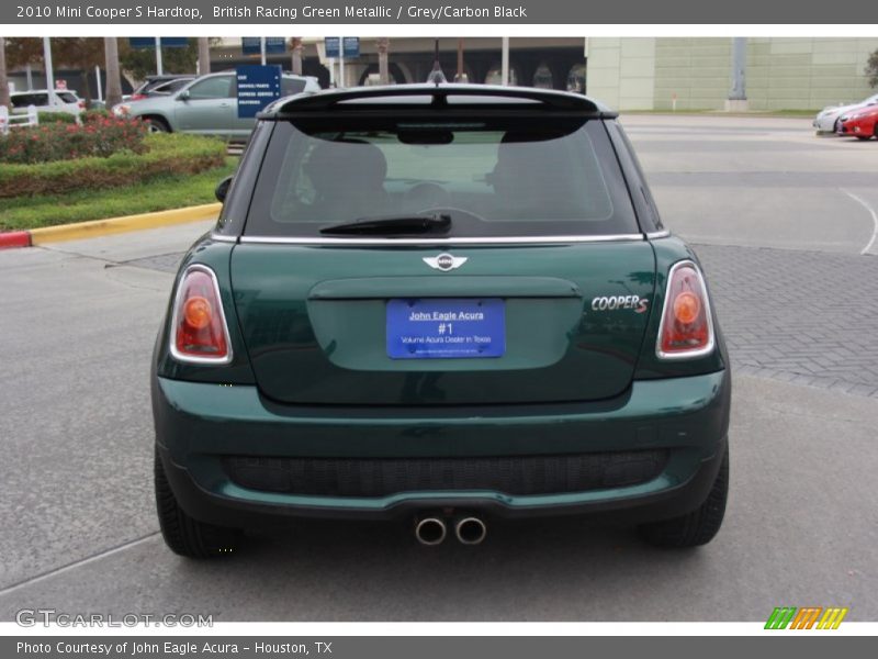 British Racing Green Metallic / Grey/Carbon Black 2010 Mini Cooper S Hardtop