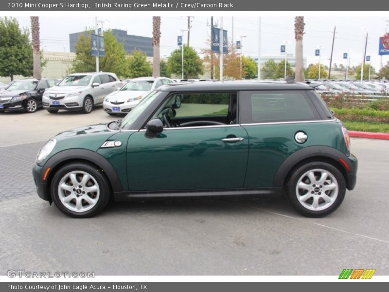 British Racing Green Metallic / Grey/Carbon Black 2010 Mini Cooper S Hardtop