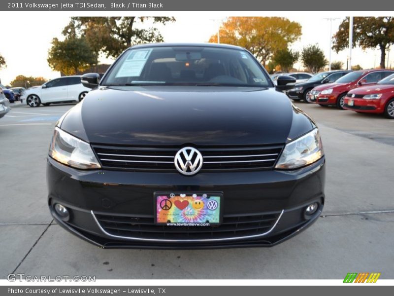 Black / Titan Black 2011 Volkswagen Jetta TDI Sedan