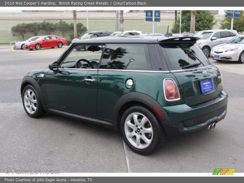 British Racing Green Metallic / Grey/Carbon Black 2010 Mini Cooper S Hardtop