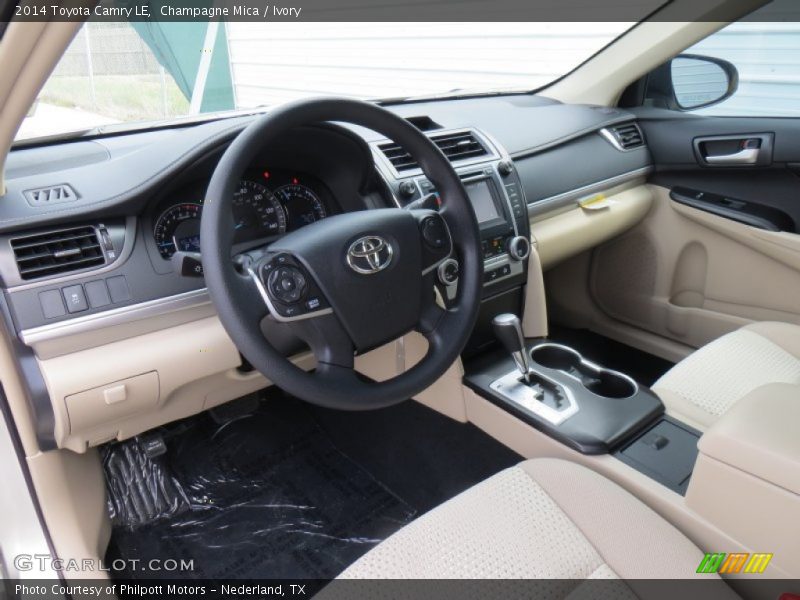 Champagne Mica / Ivory 2014 Toyota Camry LE