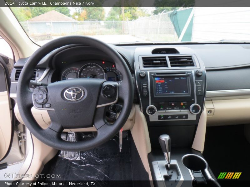 Champagne Mica / Ivory 2014 Toyota Camry LE