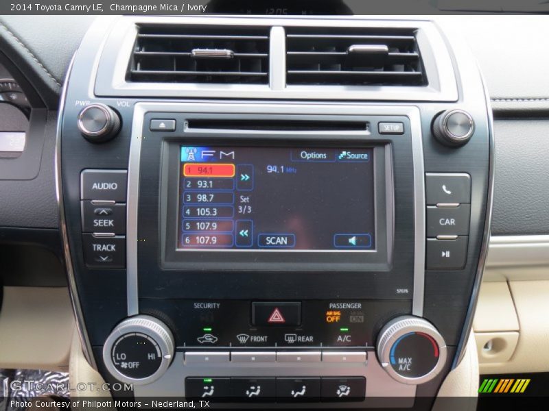 Champagne Mica / Ivory 2014 Toyota Camry LE