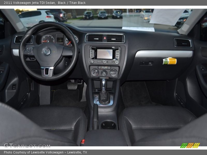 Black / Titan Black 2011 Volkswagen Jetta TDI Sedan