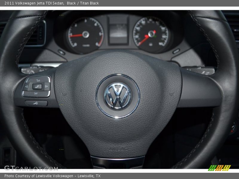 Black / Titan Black 2011 Volkswagen Jetta TDI Sedan