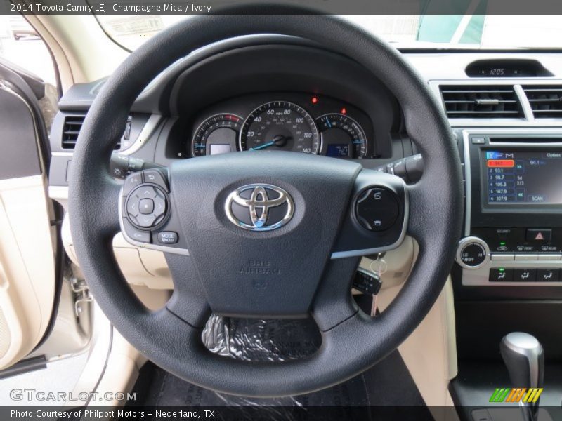 Champagne Mica / Ivory 2014 Toyota Camry LE