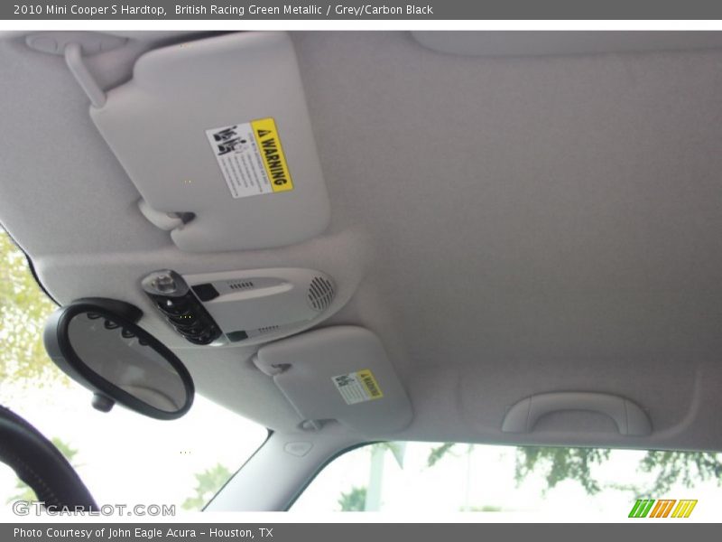 British Racing Green Metallic / Grey/Carbon Black 2010 Mini Cooper S Hardtop