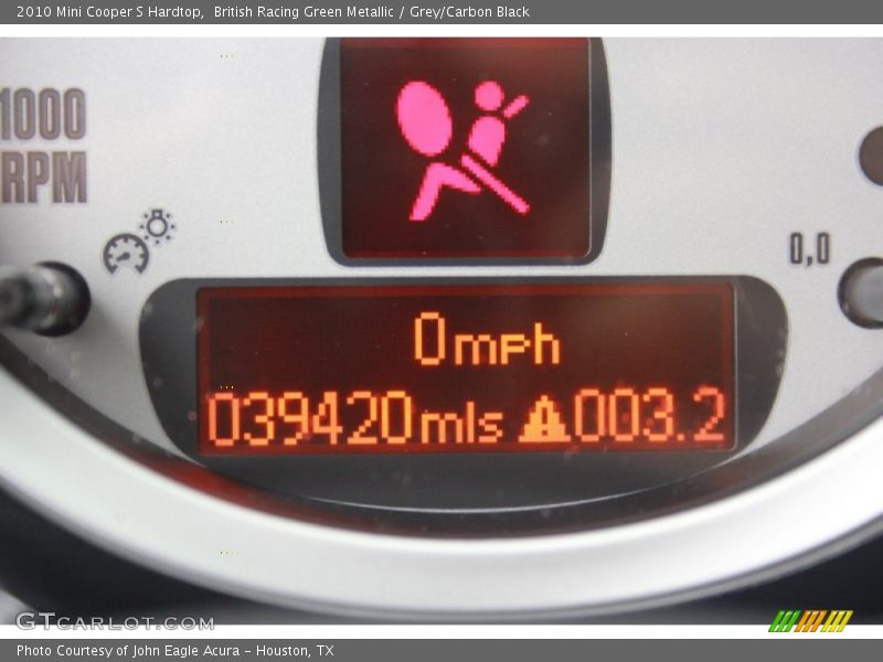 British Racing Green Metallic / Grey/Carbon Black 2010 Mini Cooper S Hardtop