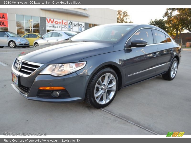 Iron Grey Metallic / Black 2010 Volkswagen CC Luxury