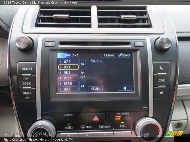 Magnetic Gray Metallic / Ash 2014 Toyota Camry LE