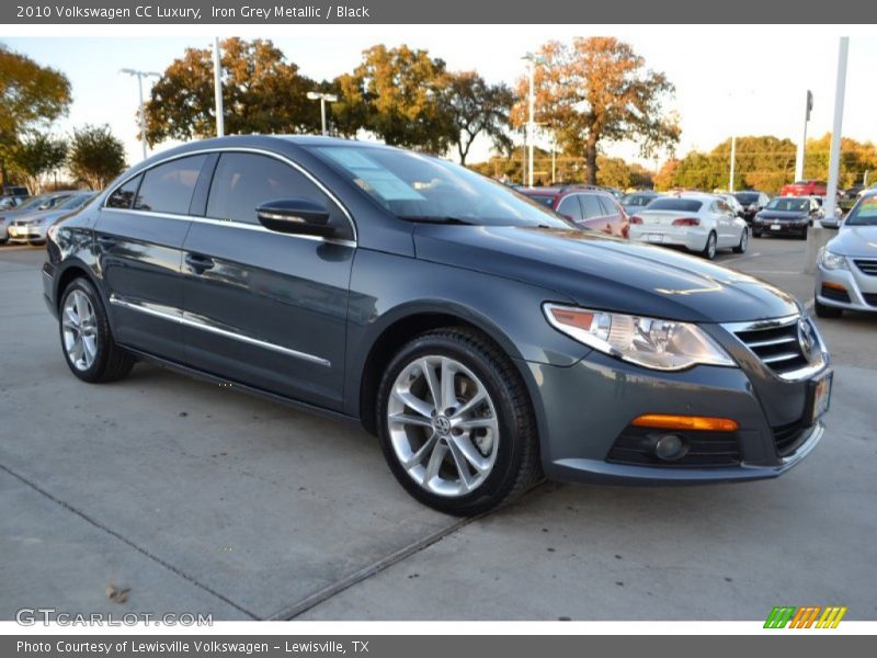 Iron Grey Metallic / Black 2010 Volkswagen CC Luxury