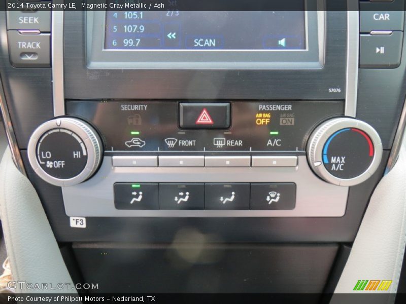Magnetic Gray Metallic / Ash 2014 Toyota Camry LE