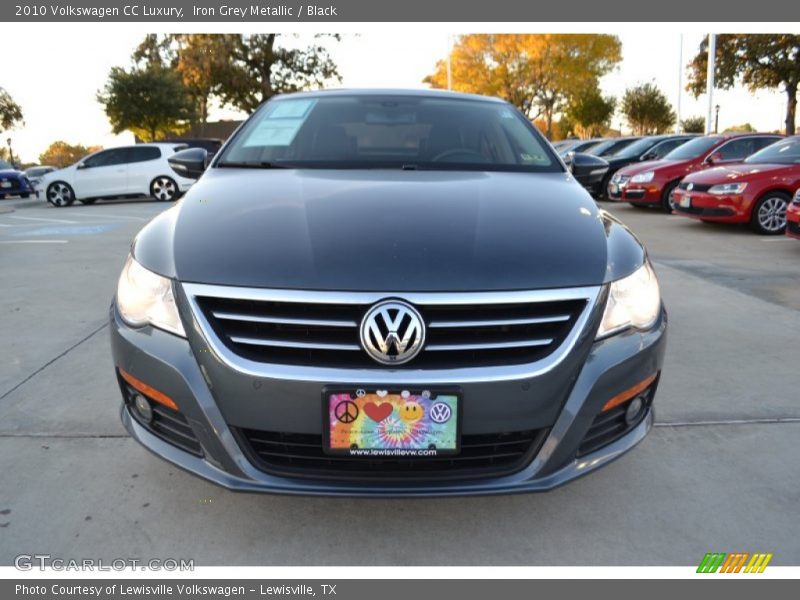 Iron Grey Metallic / Black 2010 Volkswagen CC Luxury
