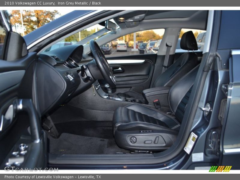 Iron Grey Metallic / Black 2010 Volkswagen CC Luxury