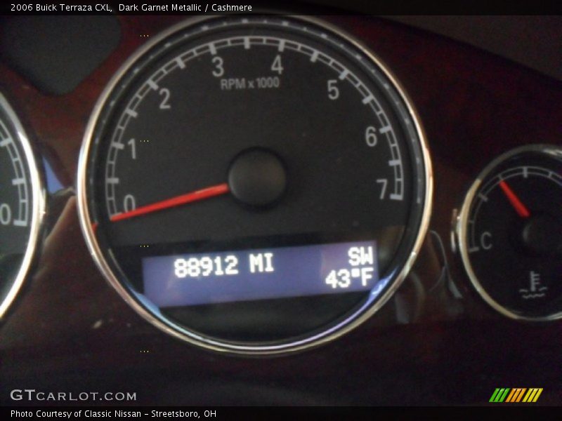 Dark Garnet Metallic / Cashmere 2006 Buick Terraza CXL