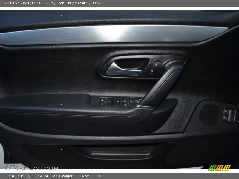 Iron Grey Metallic / Black 2010 Volkswagen CC Luxury